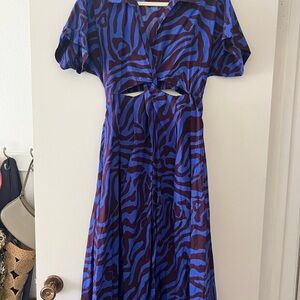 Blue and Purple Women's Dress